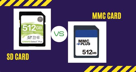 MMC vs SD Card 